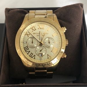 Michael Kors Oversized Gold Watch